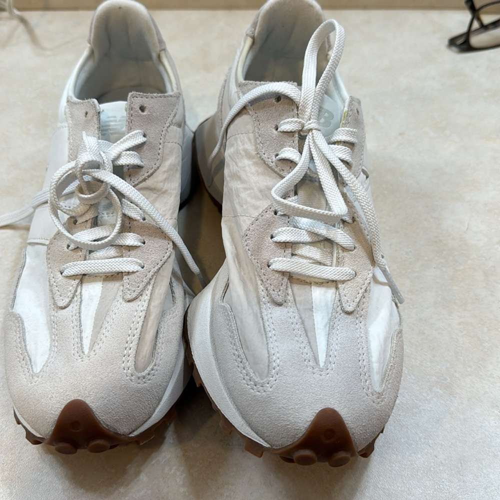 New Balance 327, white size 9.  Clean,  worn once
